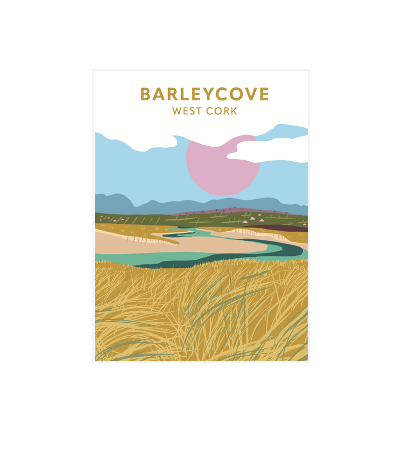 West Cork Folk Print Barleycove (A4)