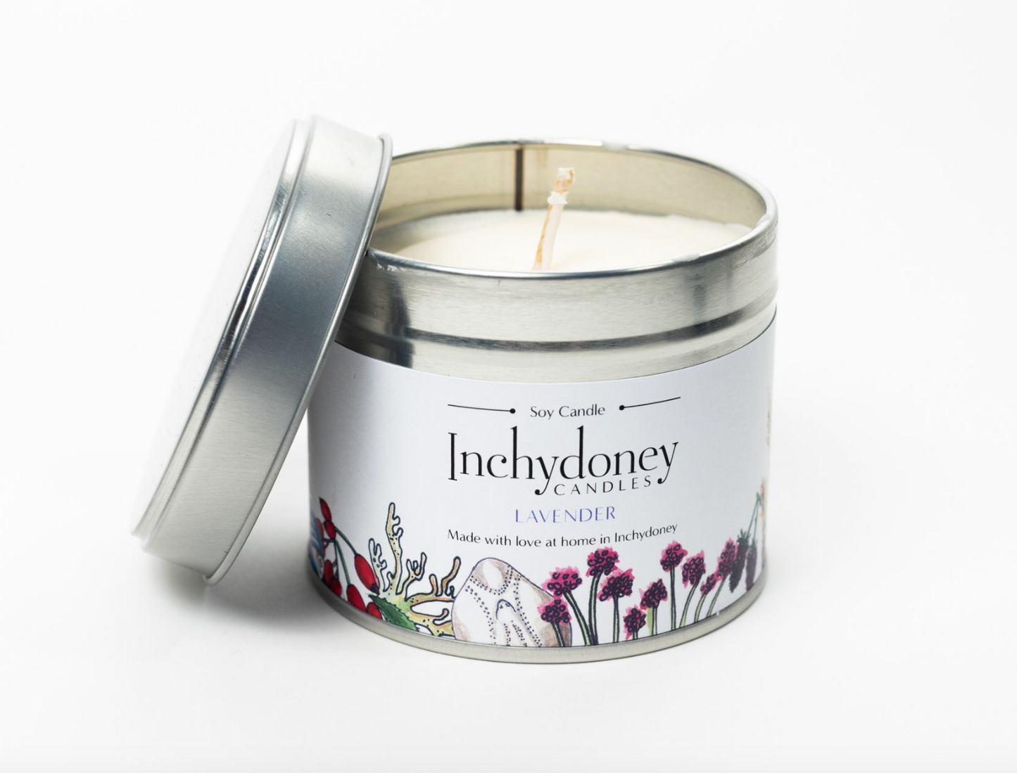 Lavender Travel Tin Candle by Inchydoney Candles
