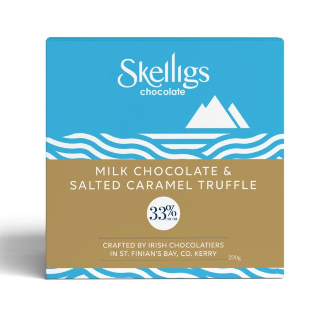 Skelligs Chocolate - Milk Chocolate Salted Caramel Truffles