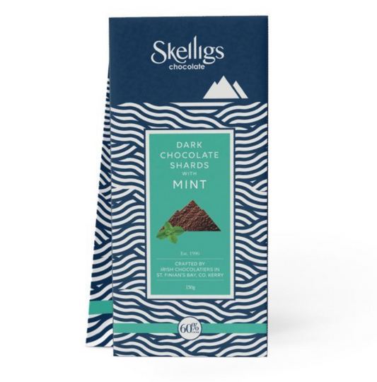 Skelligs Chocolate - Dark Chocolate Shards with Mint