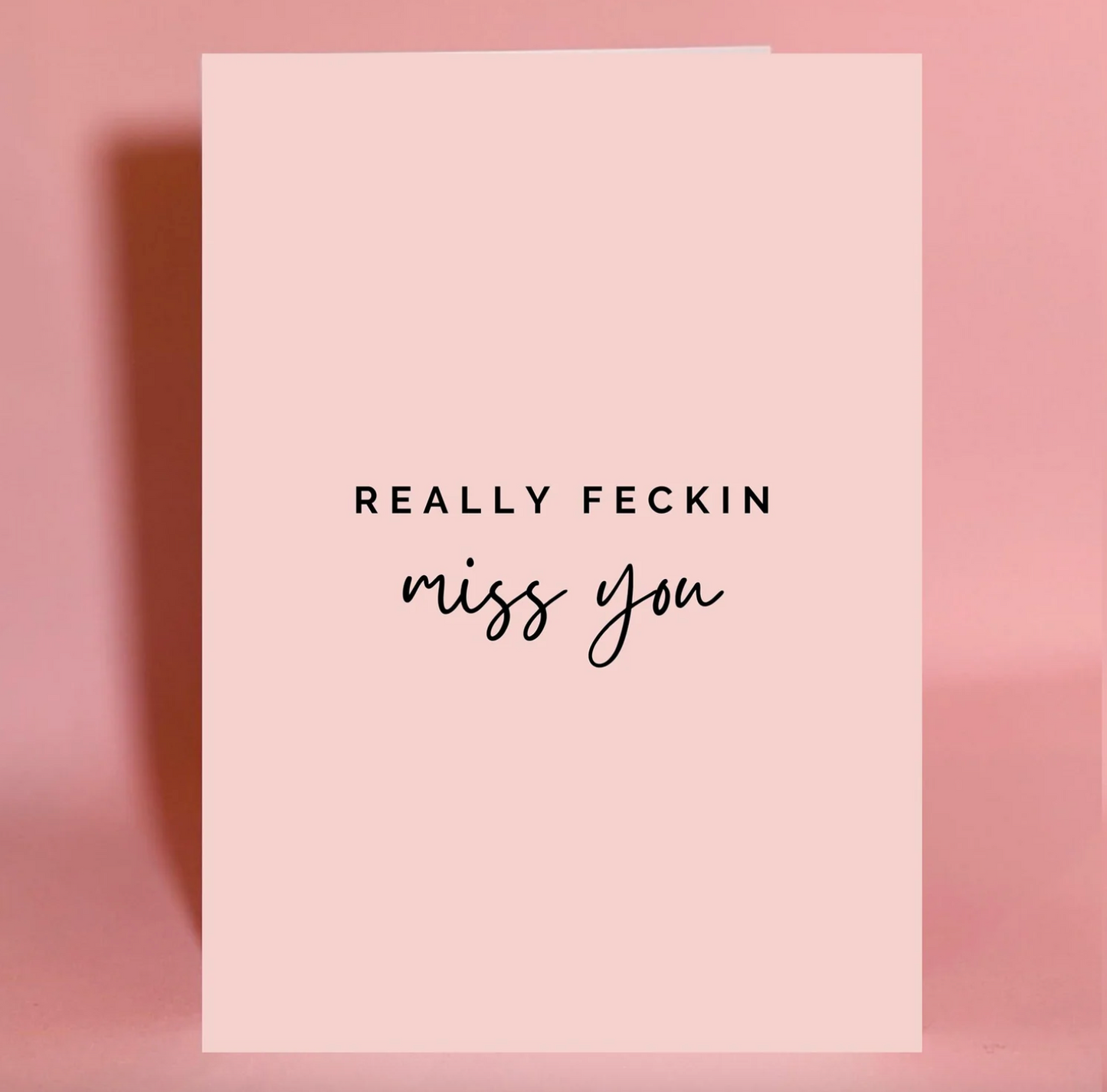 Miss You card