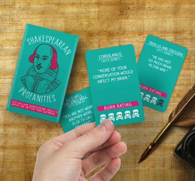 Shakespearean Profanities (100 insult cards)