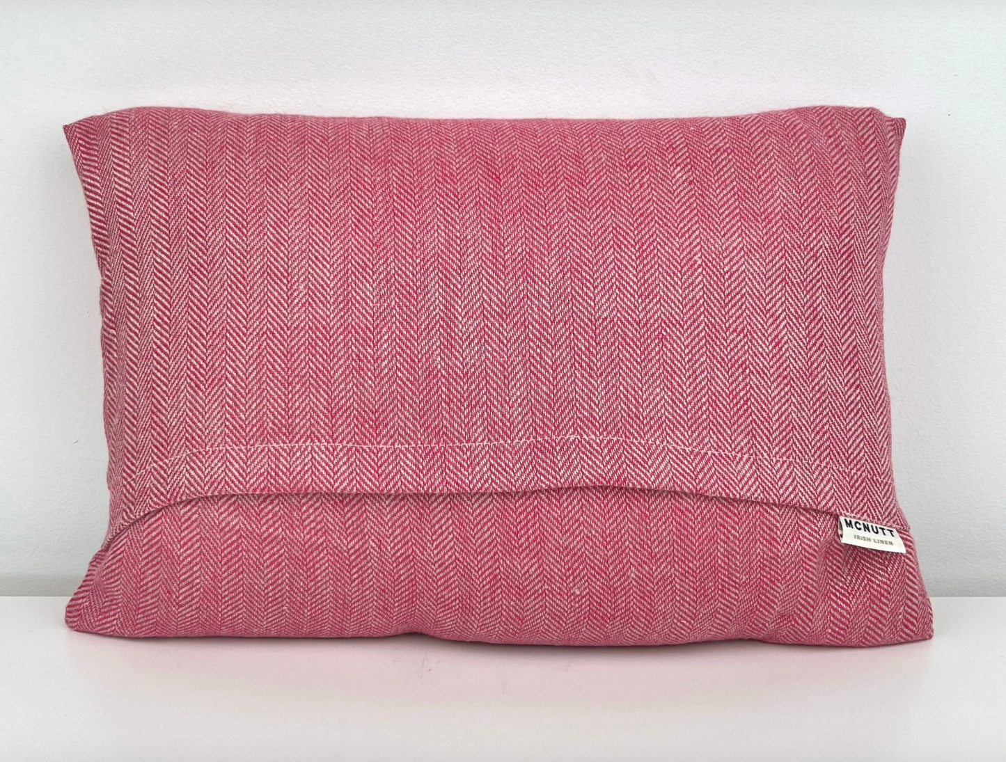 McNutt Bolster Cushion Fuschia (100% Linen)