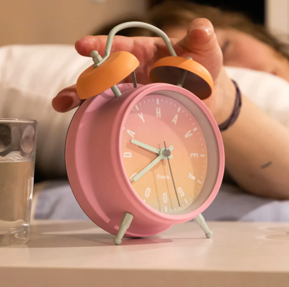 Retro Alarm Clock - Pink
