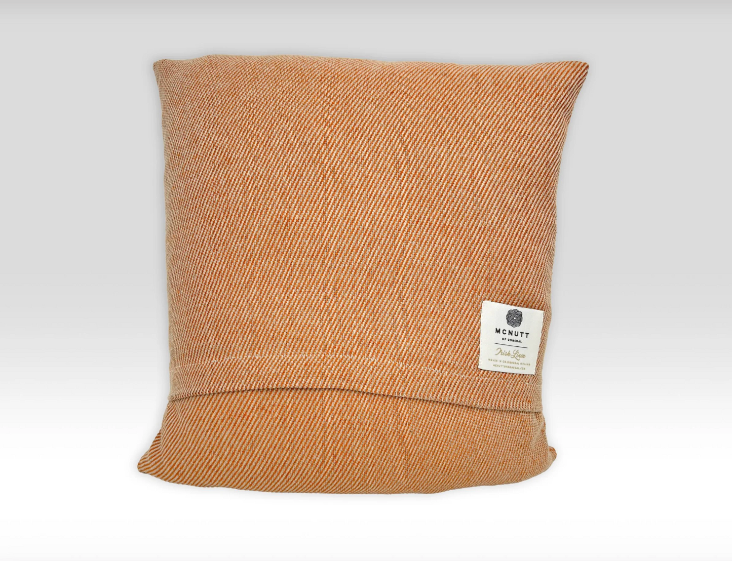 Orange Square Cushion Florence (100% Linen)