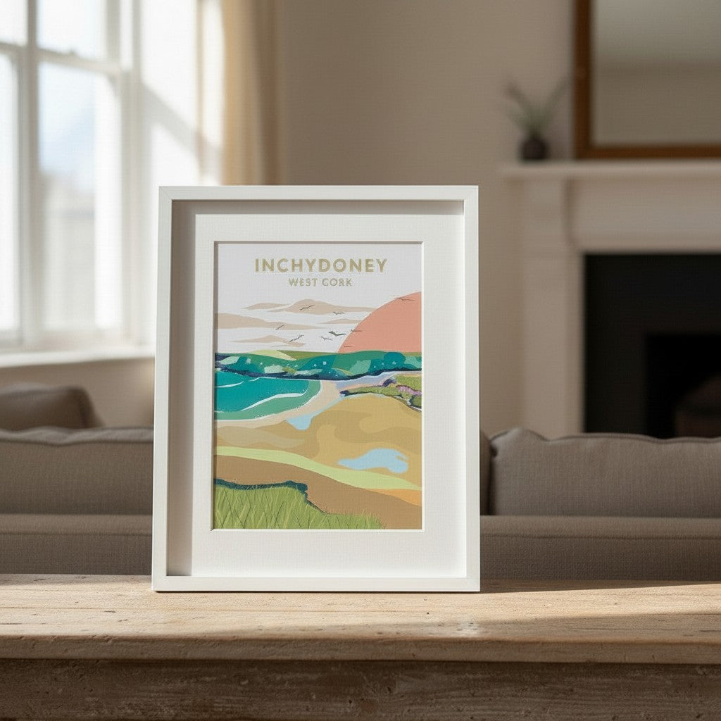West Cork Folk Print Inchydoney (A4)