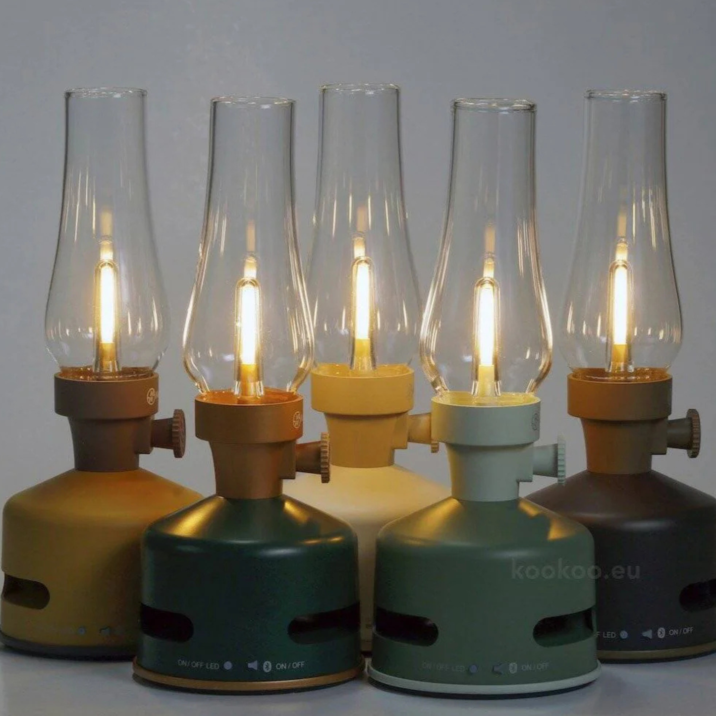 Design Lamp with Speaker - Sky Blue