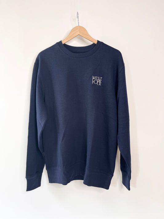 West Cork Folk Sweater French Navy