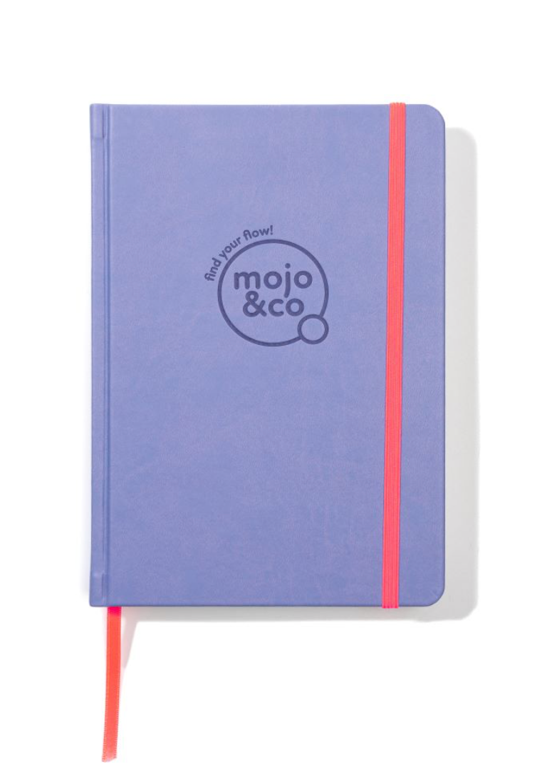 Mojo and Co Positivity and Wellness Journal undated (Purple)