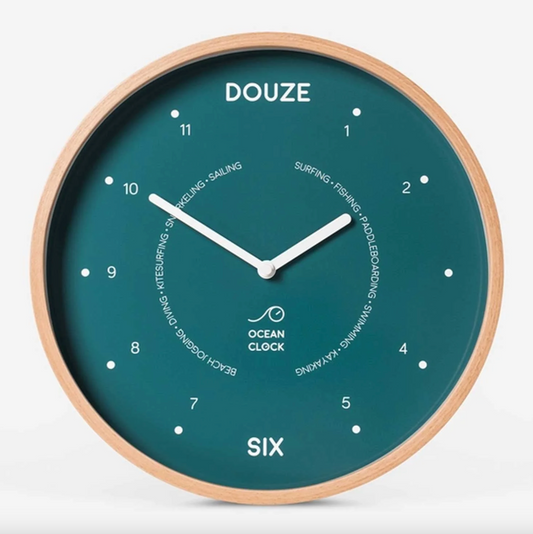 Ocean Clock Teal