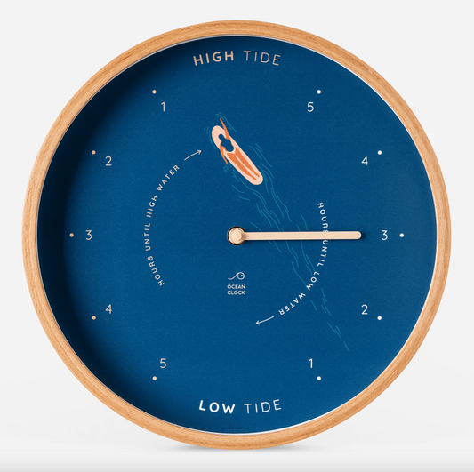 Ocean Clock Surf Blue