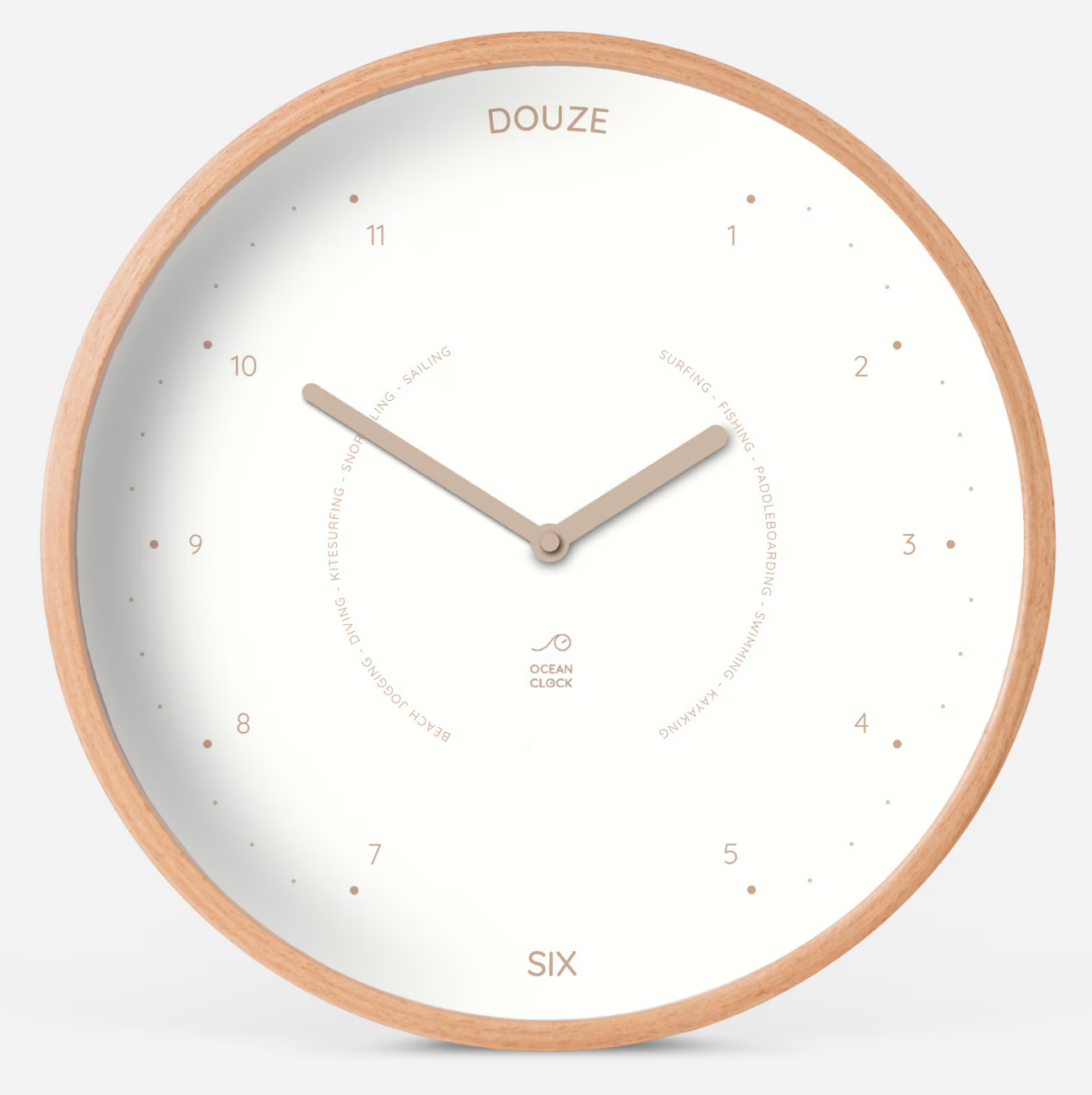 Ocean Clock Beige