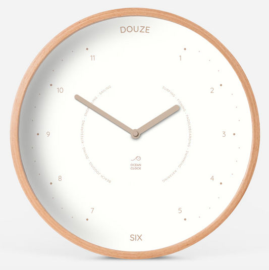 Ocean Clock Beige