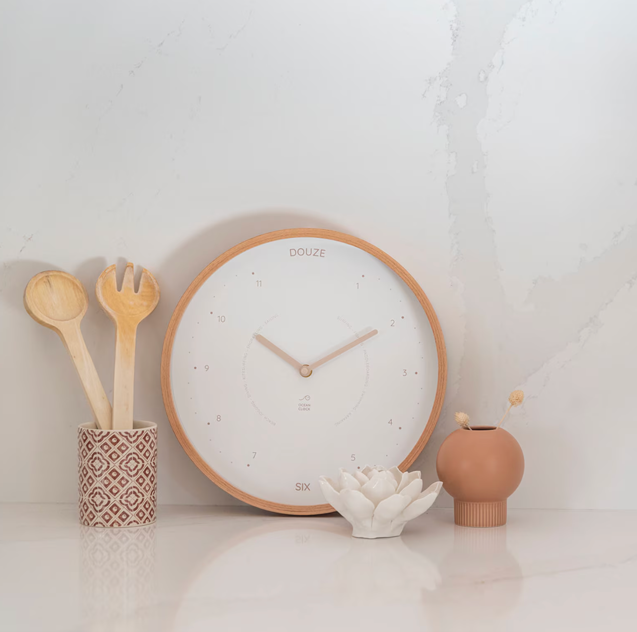 Ocean Clock Beige
