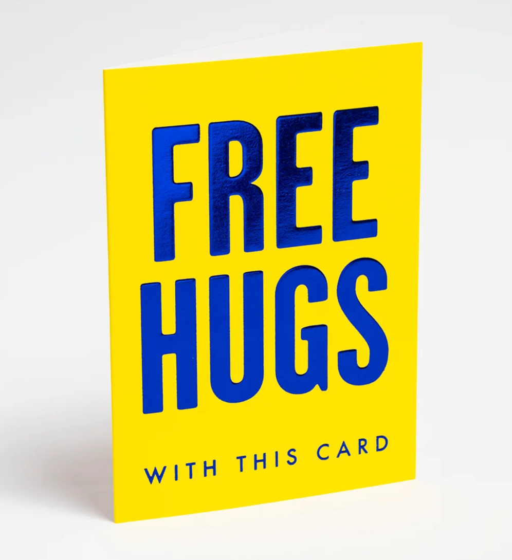 Free Hugs card