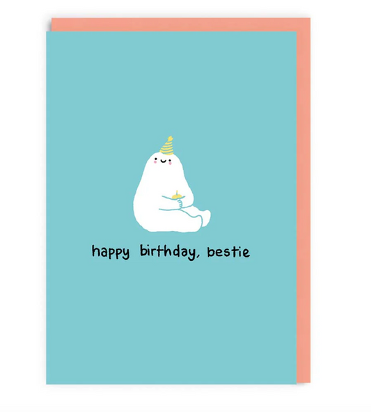 Bestie Birthday card
