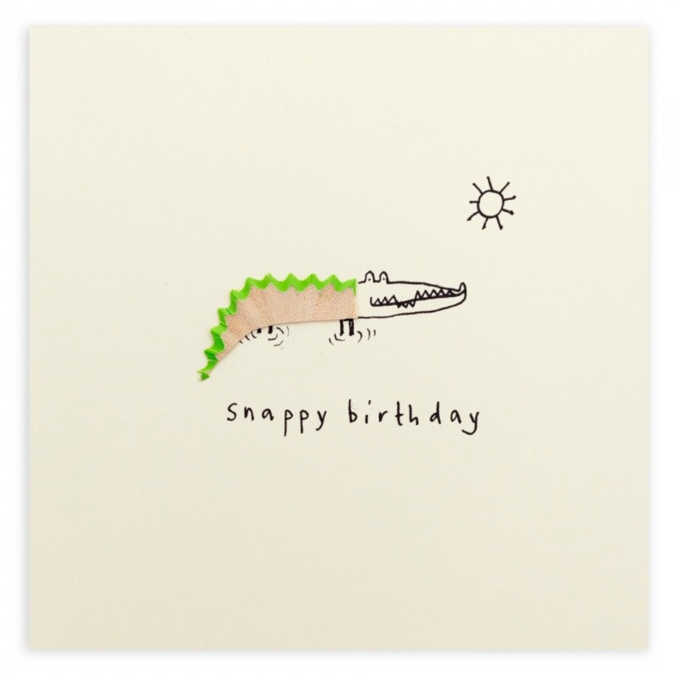 Crocodile Birthday card