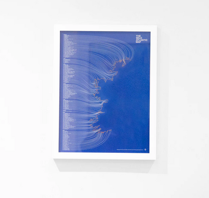 Cowfield Design The Wild Atlantic Map (A3 unframed)