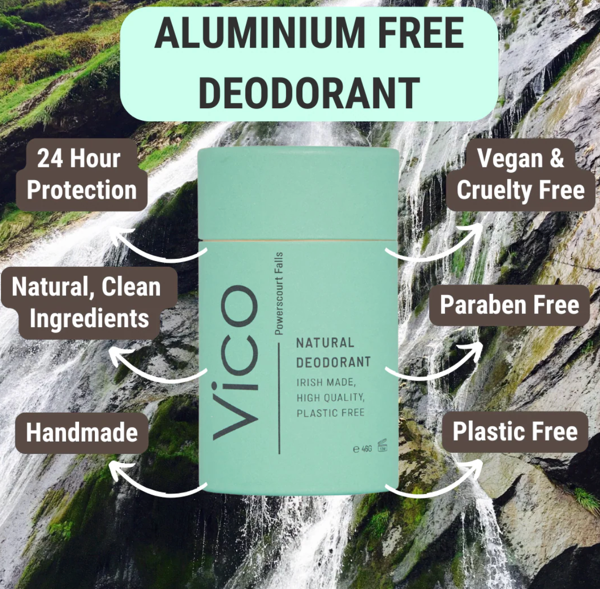 Vico Deodorant Powerscourt Falls (Limited Edition)