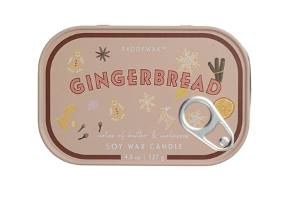 Bistro Tin Candle - Gingerbread