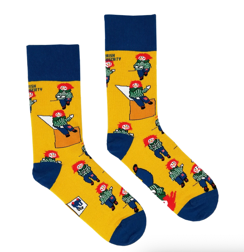 Yellow Bosco Socks