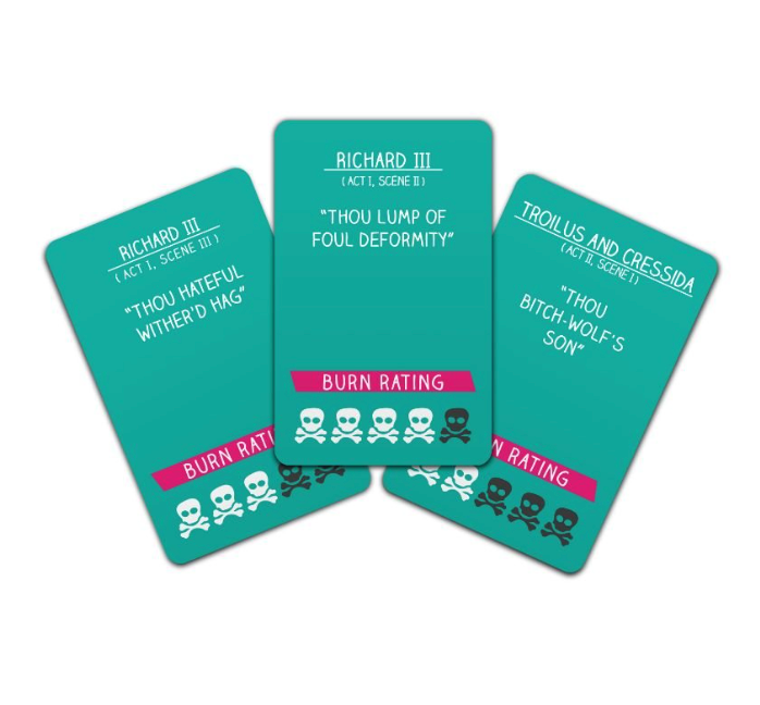 Shakespearean Profanities (100 insult cards)