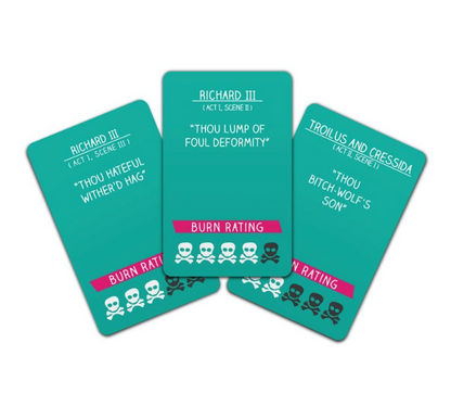 Shakespearean Profanities (100 insult cards)