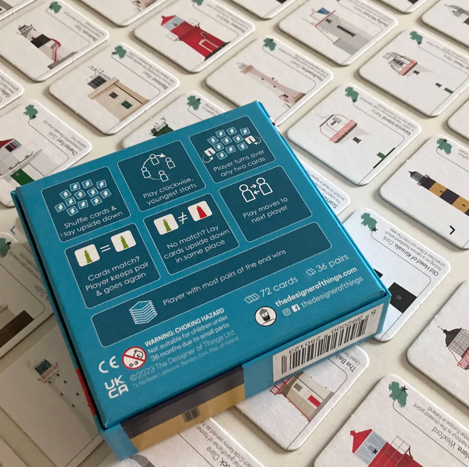 Lighthouses of Ireland Memory Game