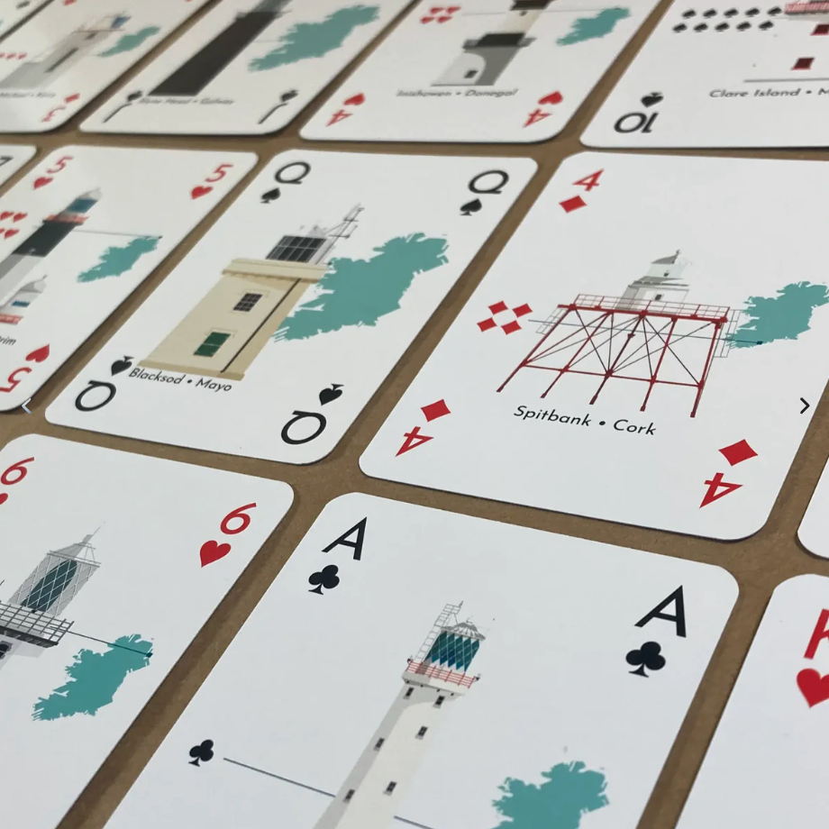 Lighthouses of Ireland Playing Cards