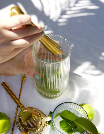 The Bertie Gold Stainless Steel Barware Set