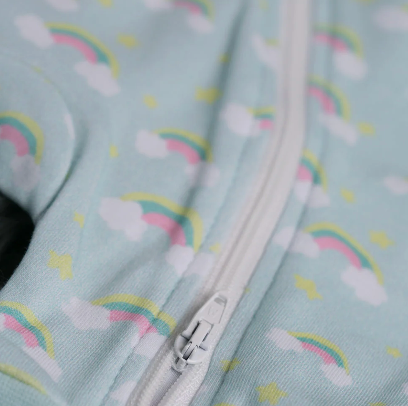 Organic Cotton Baby Suit - Painted Rainbows