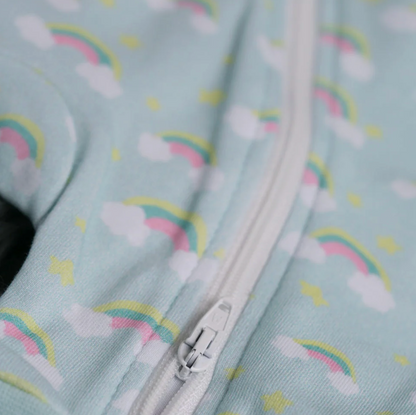 Organic Cotton Baby Suit - Painted Rainbows