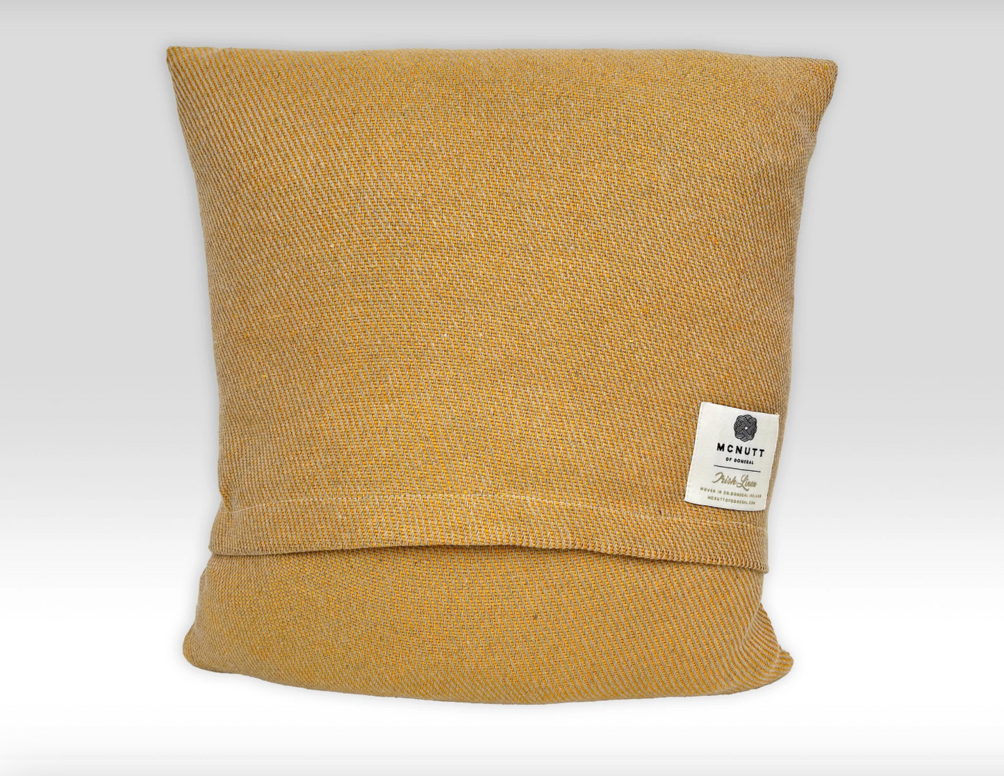 Yellow Square Cushion Florence (100% Linen)