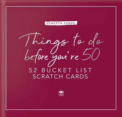 Things to do before you're 50 (Scratch cards)