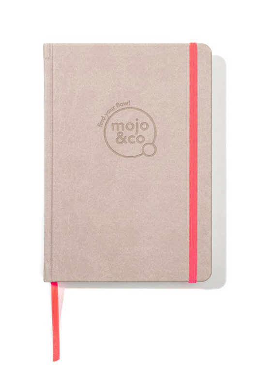 Mojo and Co Positivity and Wellness Journal undated (Cafe au Lait)