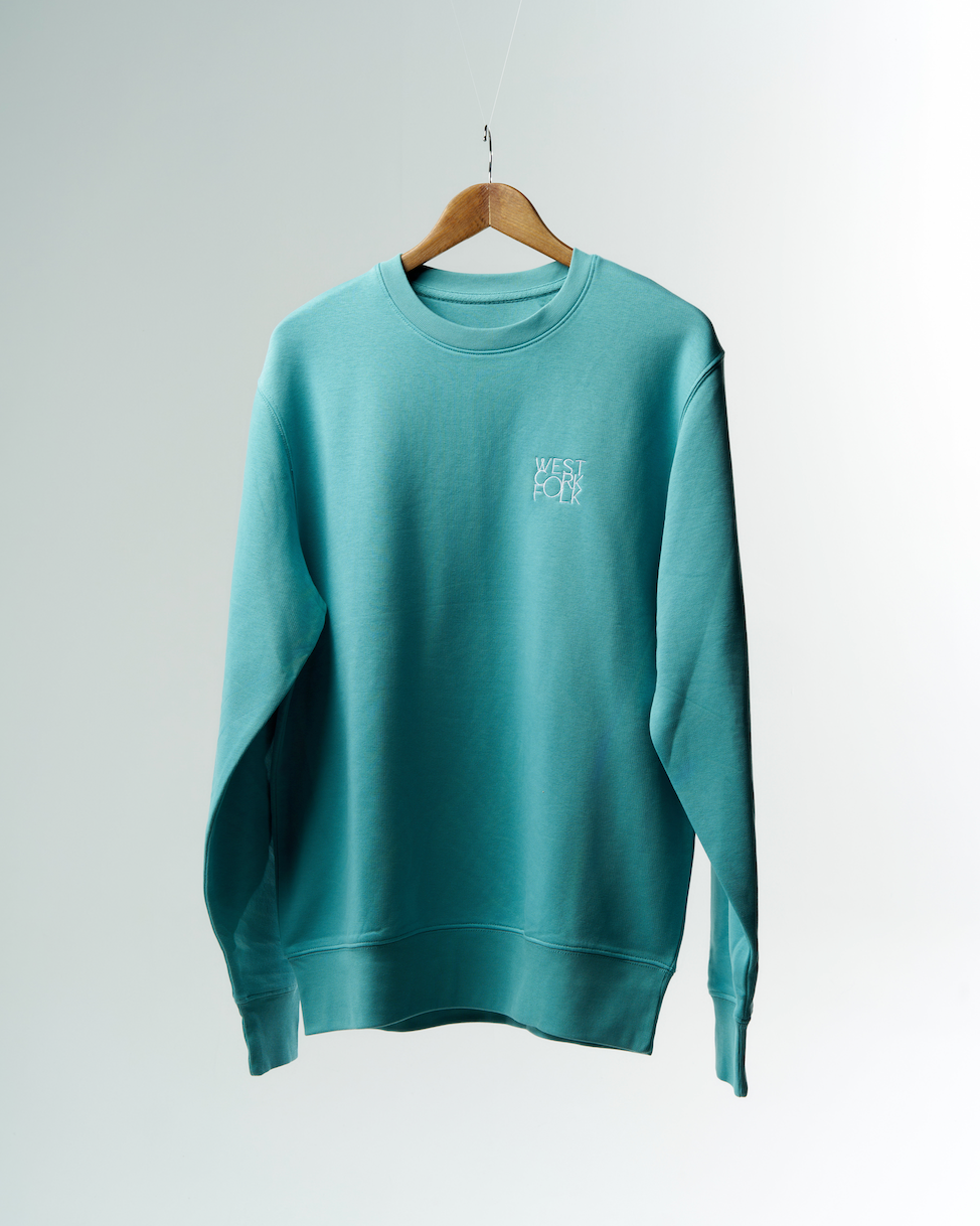 West Cork Folk Sweater Turquoise