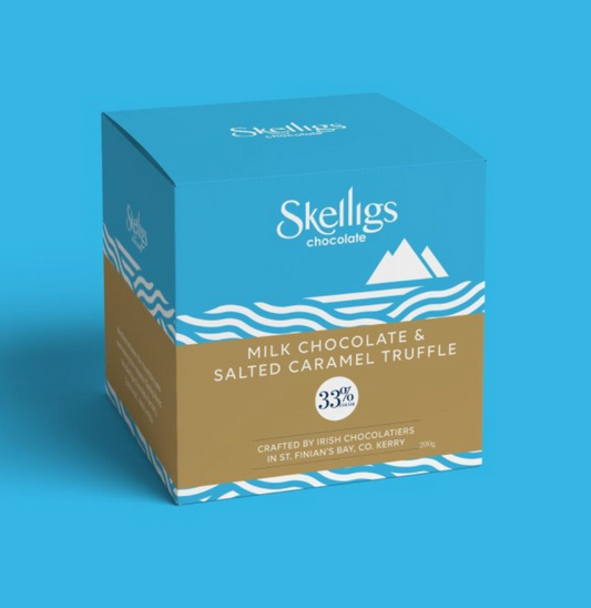 Skelligs Chocolate - Milk Chocolate Salted Caramel Truffles