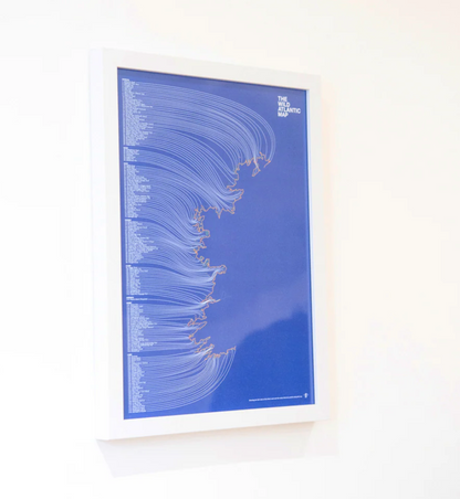 Cowfield Design The Wild Atlantic Map (A3 unframed)