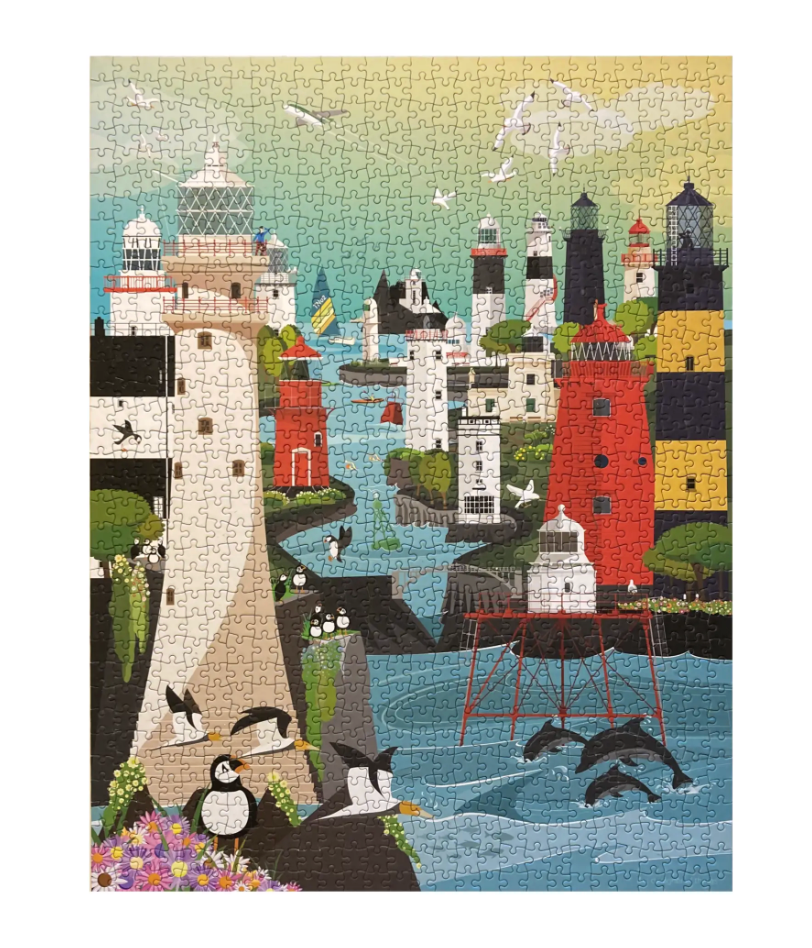 Lighthouses of Ireland Jigsaw Puzzle (1000 pieces)