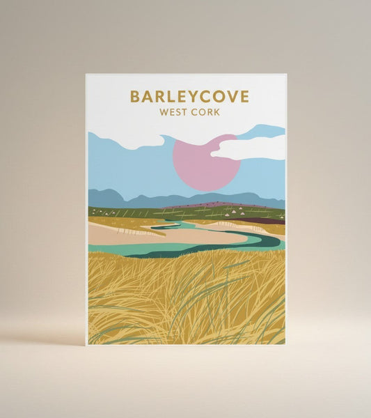 West Cork Folk Print Barleycove (A4)