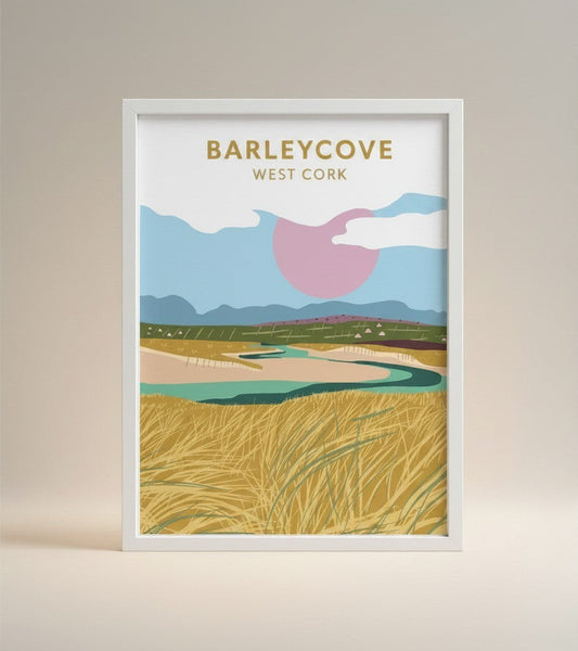 West Cork Folk Print Barleycove (A4)