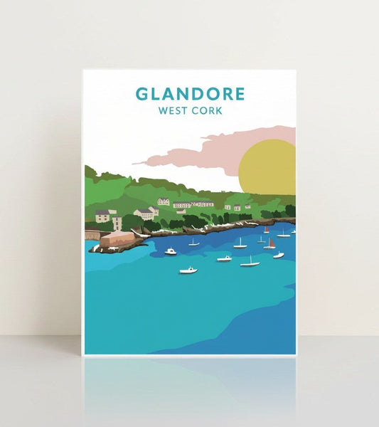 West Cork Folk Print Glandore (A4)