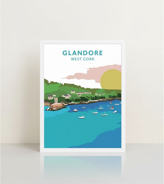 West Cork Folk Print Glandore (A4)