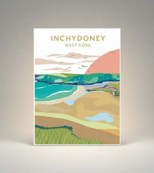 West Cork Folk Print Inchydoney (A4)