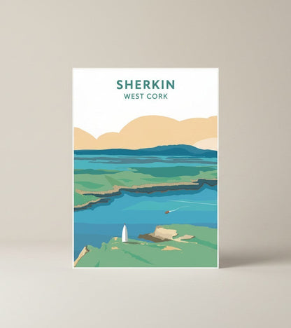 West Cork Folk Print Sherkin (A4)