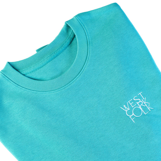 West Cork Folk Sweater Turquoise