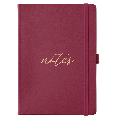 A5 Notebook Burgundy