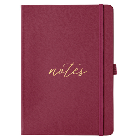 A5 Notebook Burgundy