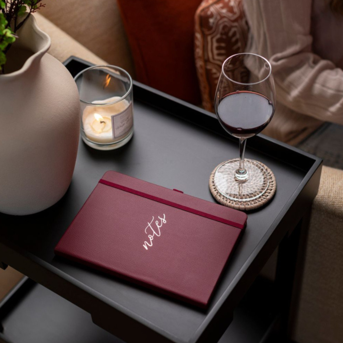 A5 Notebook Burgundy