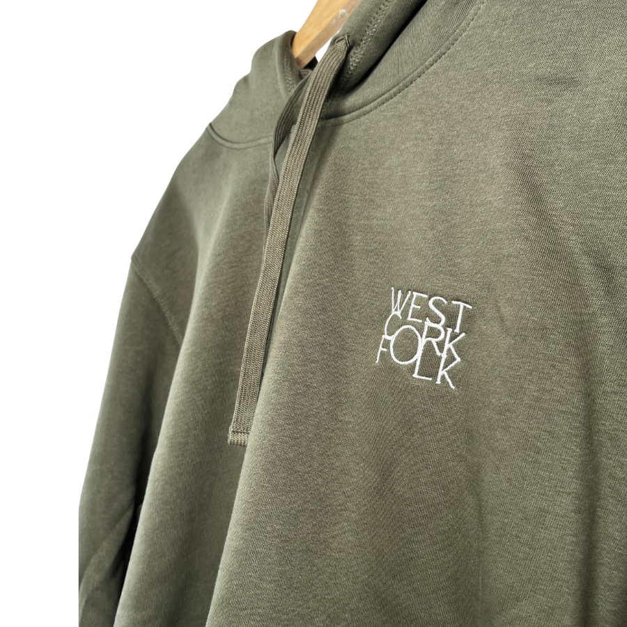 West Cork Folk Unisex Hoodie (Olive Green)